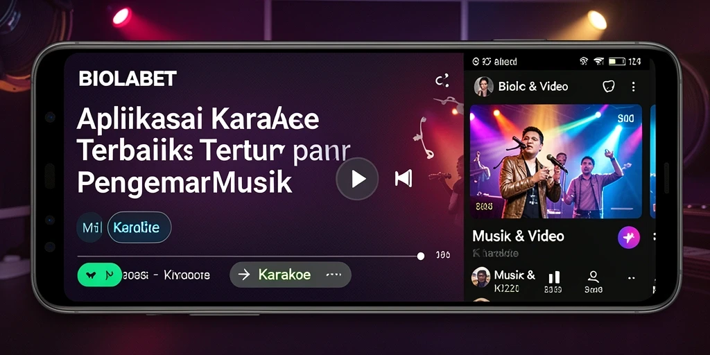 Tampilan antarmuka intuitif dan fitur Karaoke yang menarik.