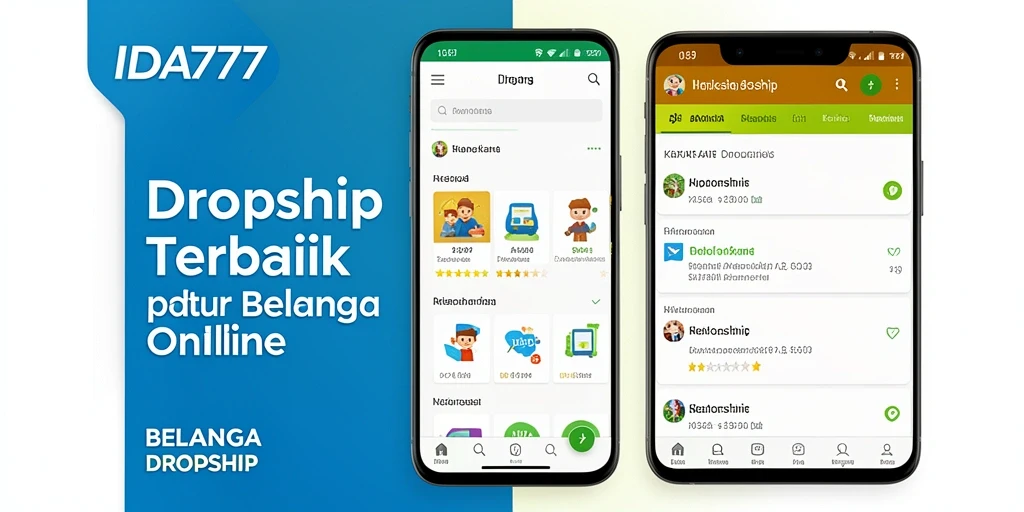 Tampilan antarmuka aplikasi IDA777 yang intuitif dan menarik.