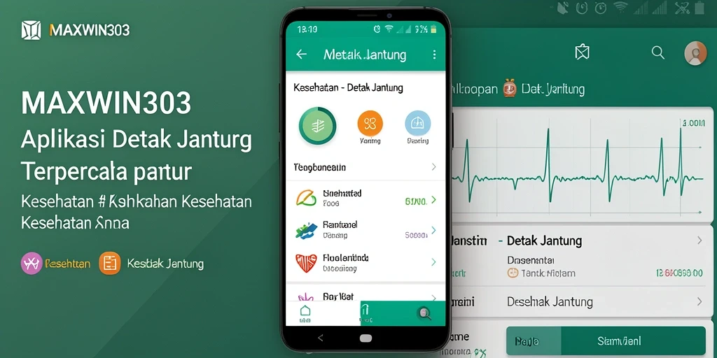 Antarmuka MAXWIN303 yang sederhana dan efektif untuk pemantauan detak jantung.