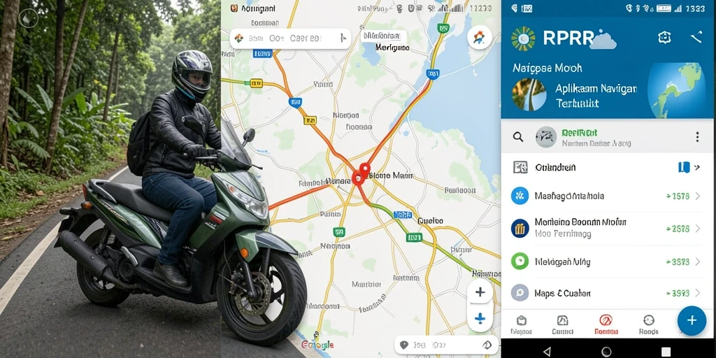 Antarmuka RPRR yang modern dan fungsional untuk Navigasi Motor.