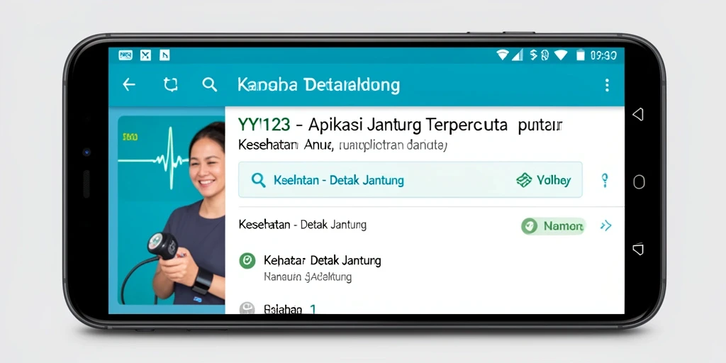 Antarmuka aplikasi YY123 yang informatif dan mudah digunakan.