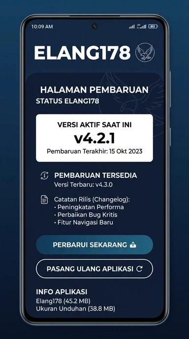 Riwayat Versi Terbaru Aplikasi elang178